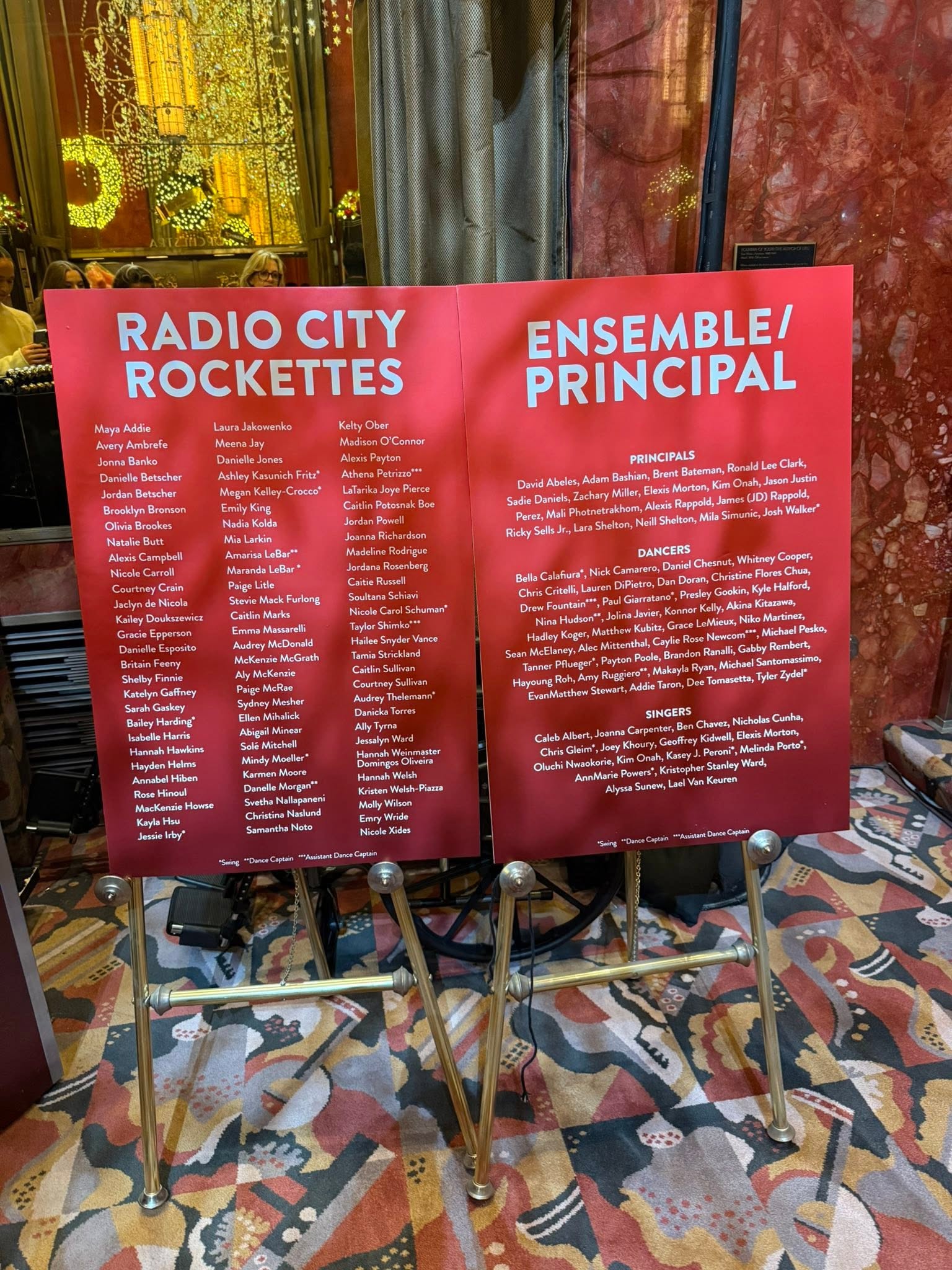 Christina at Radio City Music Hall