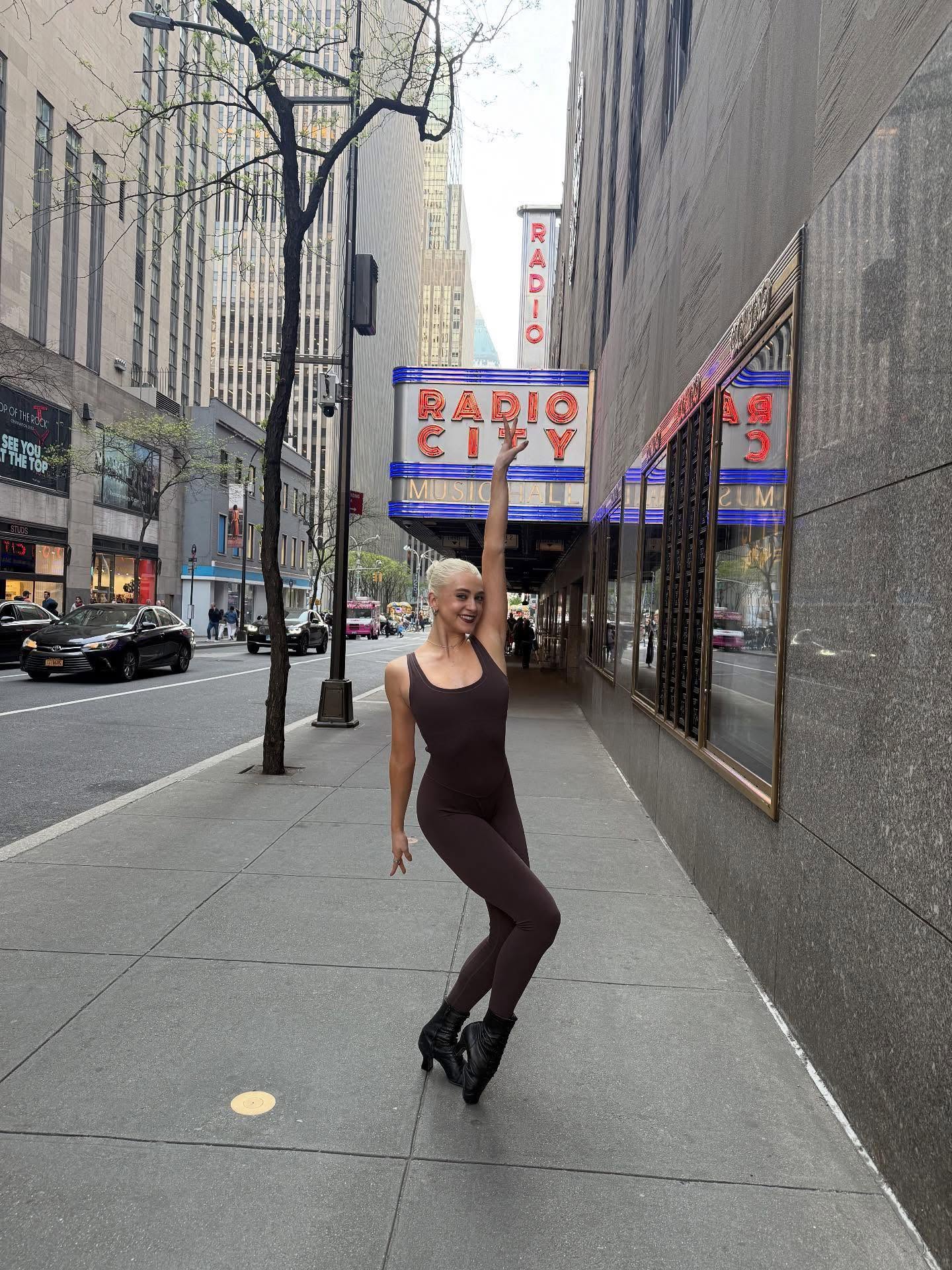 Christina performing at Radio City Music Hall