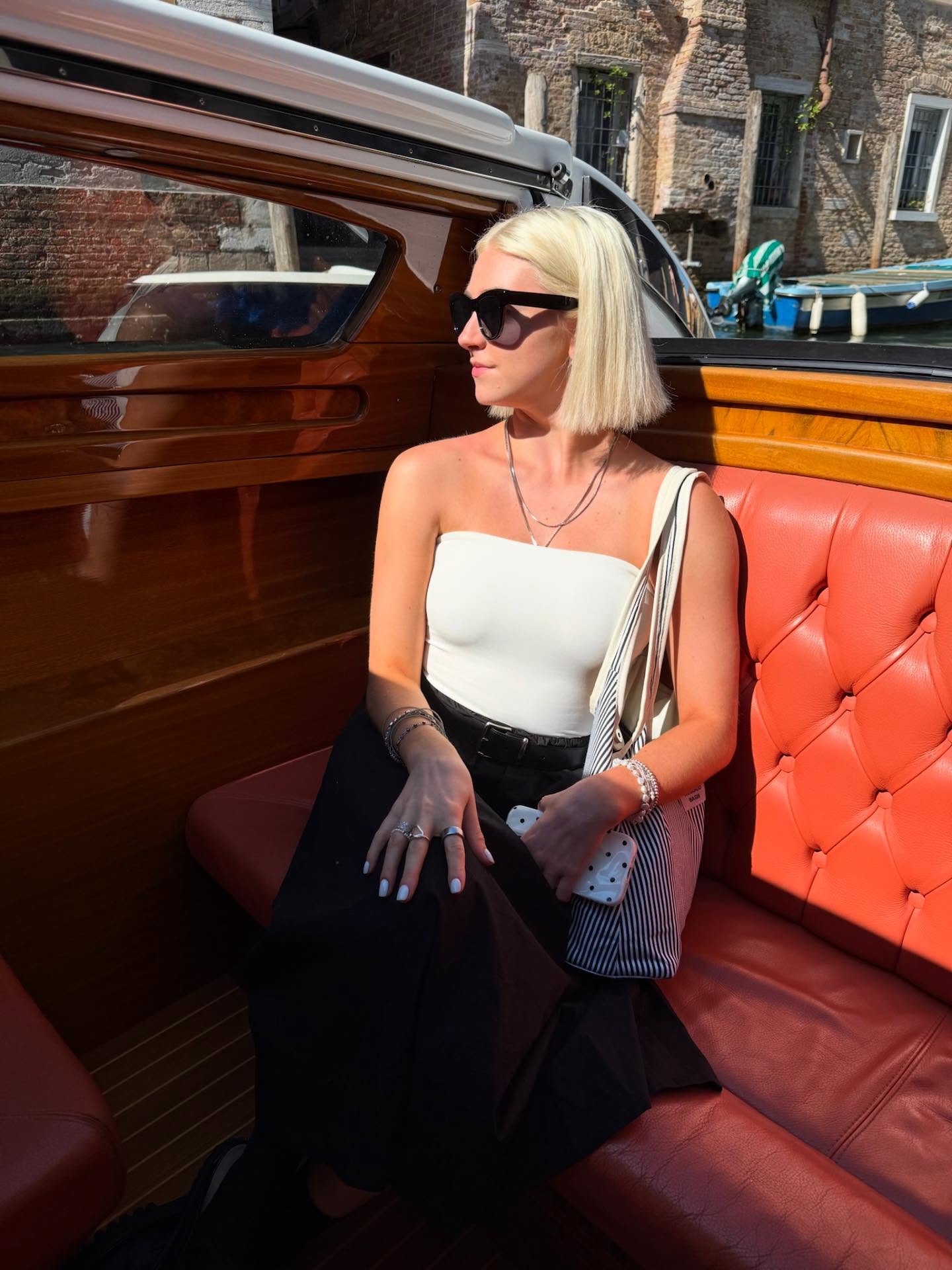 Christina traveling in Italy